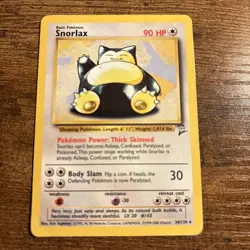 Pokemon TCG Base Set 2 Snorlax Non-Holo Rare 30/130 Lightly Played - Image 1