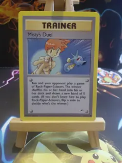 Pokemon TCG Misty's Duel 123/132 Gym Heroes Trainer Card Vintage WOTC - NM - Image 1