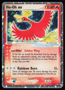 2006 Pokemon Pop Series 3 Ho-oh Ex Holo Rare 17/17 NM - Image 1