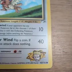 Lt. Surge's Spearow 83/132 Common Gym Heroes Pokemon 1st Edition - Image 5
