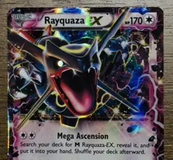 Pokemon TCG Rayquaza EX XY69 - Shiny Black Star Promo 2015 - HP/DMG - Image 2