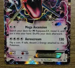 Pokemon TCG Rayquaza EX XY69 - Shiny Black Star Promo 2015 - HP/DMG - Image 3