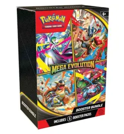 Pokemon TCG: Mega Evolution Booster Bundle (6 Packs) | PRESALE ✅ - Image 1