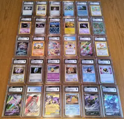 ✨HUGE Lot of 30 CGC Graded Pokemon Card Slabs Bulk Modern & Vintage Collection!⭐ - Image 1