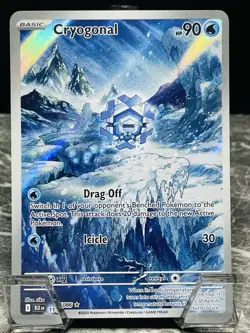 Cryogonal 111/086 Holo Illustation Rare Black Bolt Pokemon TCG NM English - Image 1