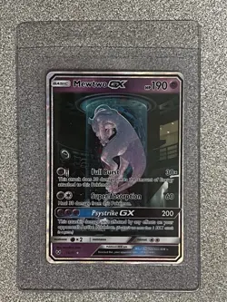 Pokemon Mewtwo GX Shining Legends Secret Rare #78/73 NM/LP - Image 1
