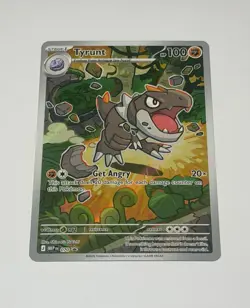 Pokemon Card TCG Perfect Order Black Star Promo Holo - Full Art Tyrunt 070 NM - Image 1