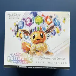 Prismatic Evolutions Pokemon Center Elite Trainer Box PC ETB Sealed - DESC DMG - Image 1