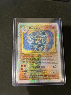 Machamp 15/110 Legendary Collection Reverse Holo Rare Pokemon Card HP/Creases - Image 5