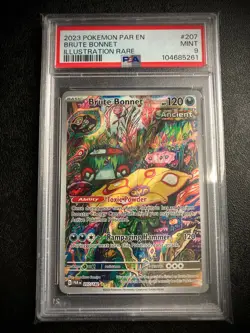 Brute Bonnet 207/182 SV04: Paradox Rift Holo PSA 9 Mint Pokemon 2023 - Image 1