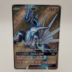 Pokemon TCG Dialga GX Full Art 125/131 Sm-Forbidden Light Holo Card - Image 1