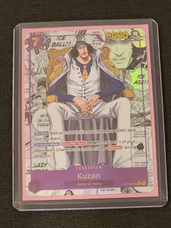 Bandai One Piece TCG Kuzan (Manga) OP16-063 The Time of Battle Foil ENGLISH - Image 1