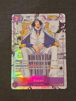Bandai One Piece TCG Kuzan (Manga) OP16-063 The Time of Battle Foil ENGLISH - Image 2