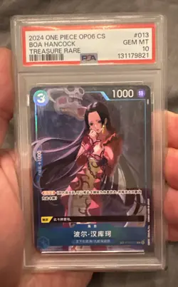PSA 10 2024 One Piece OP06 Chinese Treasure Rare #013 Boa Hancock - Image 1