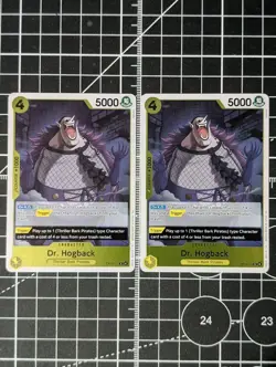 2x Dr. Hogback OP14-110 x2 The Azure Sea's Seven One Piece TCG English NM - Image 1
