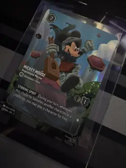 Disney Lorcana enchanted Mickey Mouse-Inspirational Warrior - Image 4