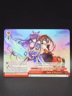 Weiss Schwarz Date A Playback (RRR) Fujimi Fantasia Bunko Vol. 2 English NM - Image 1