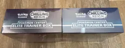 Pokemon Center Chilling Reign Error Boxes Ice Rider and Shadow Rider ETB 8 Packs - Image 2