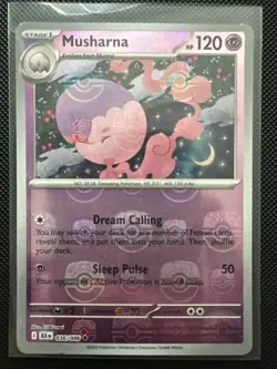 Musharna 036/086 - Pokemon TCG - Black Bolt - Master Ball Pattern - NM - Image 1