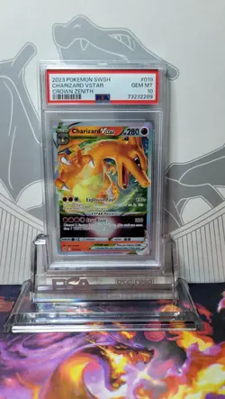CHARIZARD VSTAR 019/159 PSA 10 Crown Zenith Pokemon TCG Holo Ultra Rare Gem Mint - Image 3