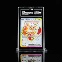 2025 POKEMON SVP EN-SV BLACK STAR PROMO #174 EEVEE EX GEM MINT TAG 10 PSA CGC - Image 1