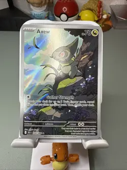 Pokemon Axew Illustration Rare 145/086 2025 Scarlet & Violet Black Bolt NM - Image 1