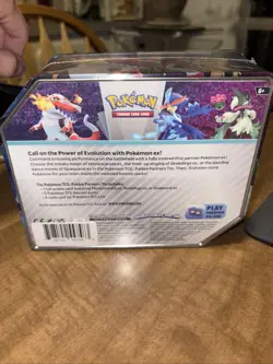 L👀K!❗Pokemon TCG Paldea Partners Tin Quaquaval ex Booster Packs Sealed❗ - Image 4