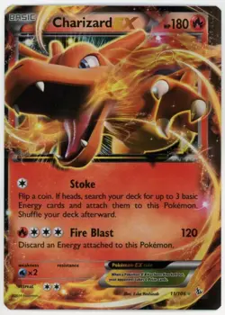 Pokemon CHARIZARD EX 11/106 (Ultra Rare Holo) Flashfire - NM+ - Image 1