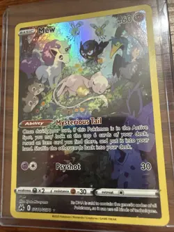 Mew GG10/GG70 Holo Pokemon TCG 2023 Crown Zenith Ultra Rare - Image 1