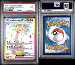 2024 Pokemon Ssp Alolan Exeggutor Ultra Rare PSA 9 - Image 3