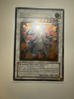 Yu-Gi-Oh Goyo Guardian Ultimate Rare 1st Edition TDGS-EN042 NM - Image 2