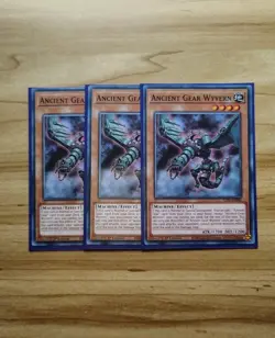Yu-Gi-Oh - Ancient Gear Wyvern 3X - Full Playset - Image 1