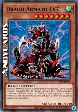 DRAGO ARMATO LV7 • (Armed Dragon Lv7) • Comune • OP15 IT014 • Unl • Yugioh! - Image 1
