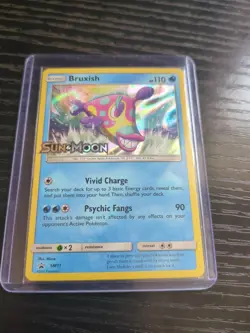 Bruxish SM11 Prerelease Promo Card Sun & Moon Base - Image 1