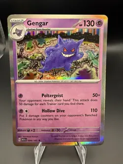 Pokemon Gengar Holo Card 94/165 Scarlett & Violet 151 Series - Image 1