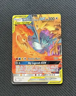 Moltres & Zapdos & Articuno GX 44/68 Hidden Fates Holo Pokemon Card Nm - Image 1