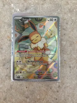 Pokemon Eevee TCG Card Holo Basic Boosted Evolution Promo - Image 1
