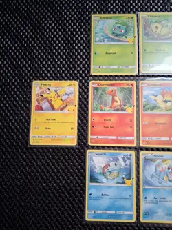 Pokemon 25th Anniversary 2021 McDonald’s Complete Non Holo Promo Card Set 1-25 - Image 2