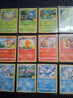 Pokemon 25th Anniversary 2021 McDonald’s Complete Non Holo Promo Card Set 1-25 - Image 4