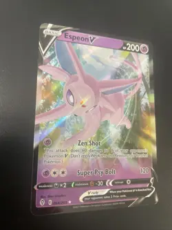 Espeon V 064/203 Pokemon TCG - Evolving Skies Sword & Shield Ultra Rare Card - Image 2