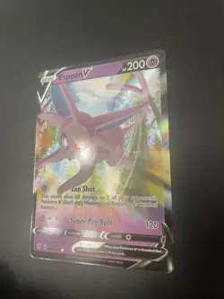 Espeon V 064/203 Pokemon TCG - Evolving Skies Sword & Shield Ultra Rare Card - Image 3