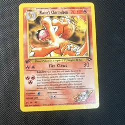 Pokemon Card Blaine's Charmeleon 1st Edition Uncommon Gym Challenge 31/132 NM - Image 1