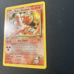 Pokemon Card Blaine's Charmeleon 1st Edition Uncommon Gym Challenge 31/132 NM - Image 2