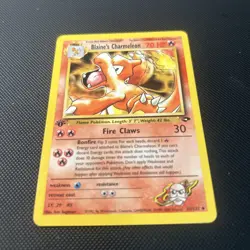 Pokemon Card Blaine's Charmeleon 1st Edition Uncommon Gym Challenge 31/132 NM - Image 4