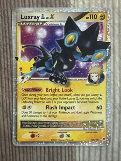 Luxray GL LV.X - 109/111 - Pokemon Celebrations Classic Collection Rare Card NM - Image 1