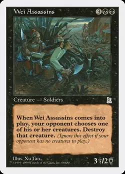 Wei Assassins Portal Three Kingdoms PLD Black Uncommon MAGIC CARD ABUGames - Image 1