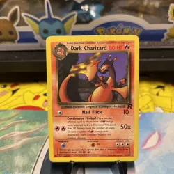 Pokemon Dark Charizard TCG Non-Holo Rare Card 21/82 LP/MP - Image 1