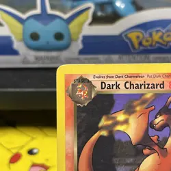 Pokemon Dark Charizard TCG Non-Holo Rare Card 21/82 LP/MP - Image 2
