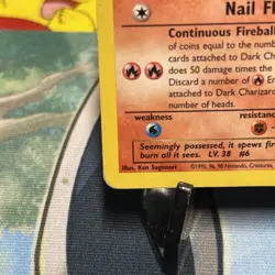 Pokemon Dark Charizard TCG Non-Holo Rare Card 21/82 LP/MP - Image 5