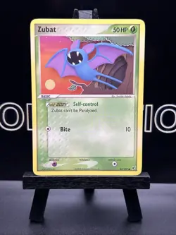 Zubat 83/107 2005 EX Deoxys Pokemon Card TCG Nintendo Regular - LP - Image 2
